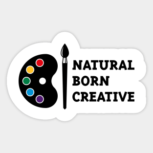 Natural Born Creative Sticker